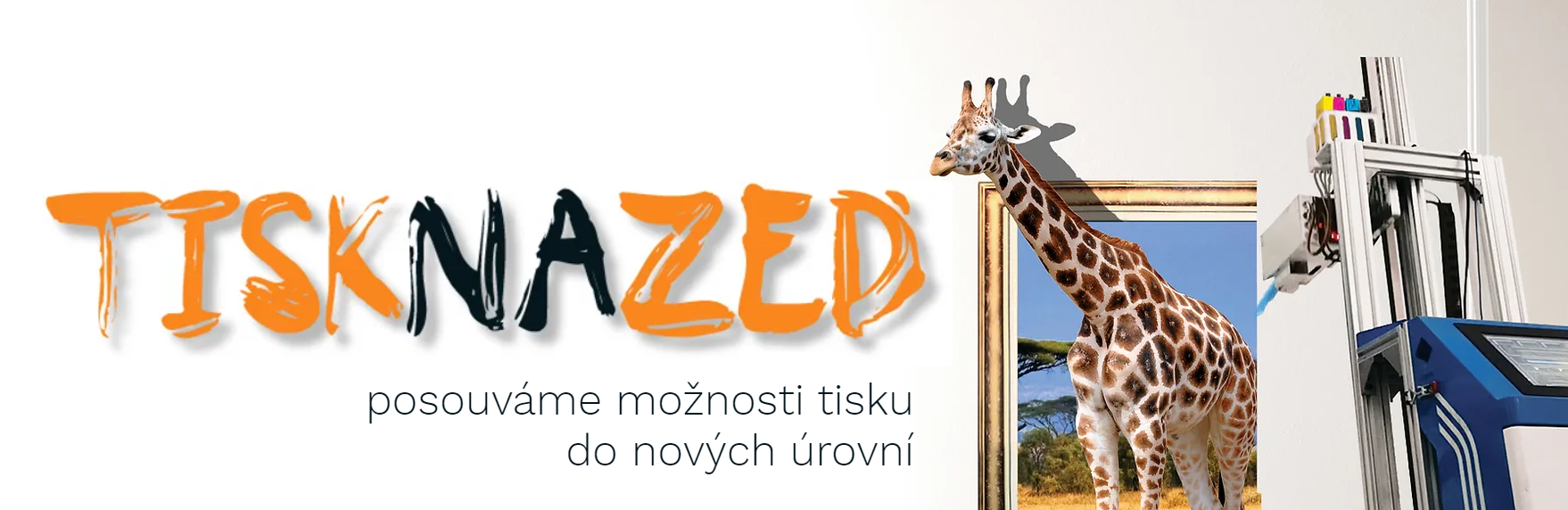 Tisk na zeď žirafa kangidesign.cz